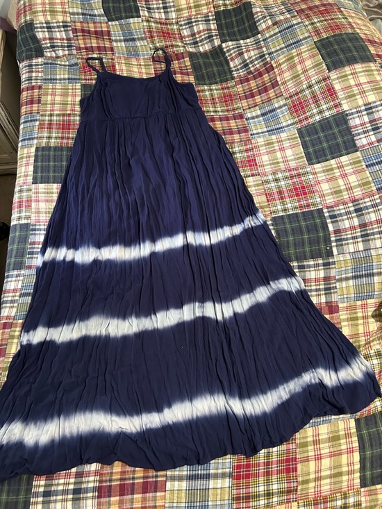 torrid Dresses & Skirts - torrid Navy Smocked Maxi Dress with Spaghetti Straps